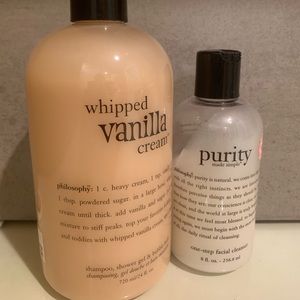 Philosophy purity face wash and body wash